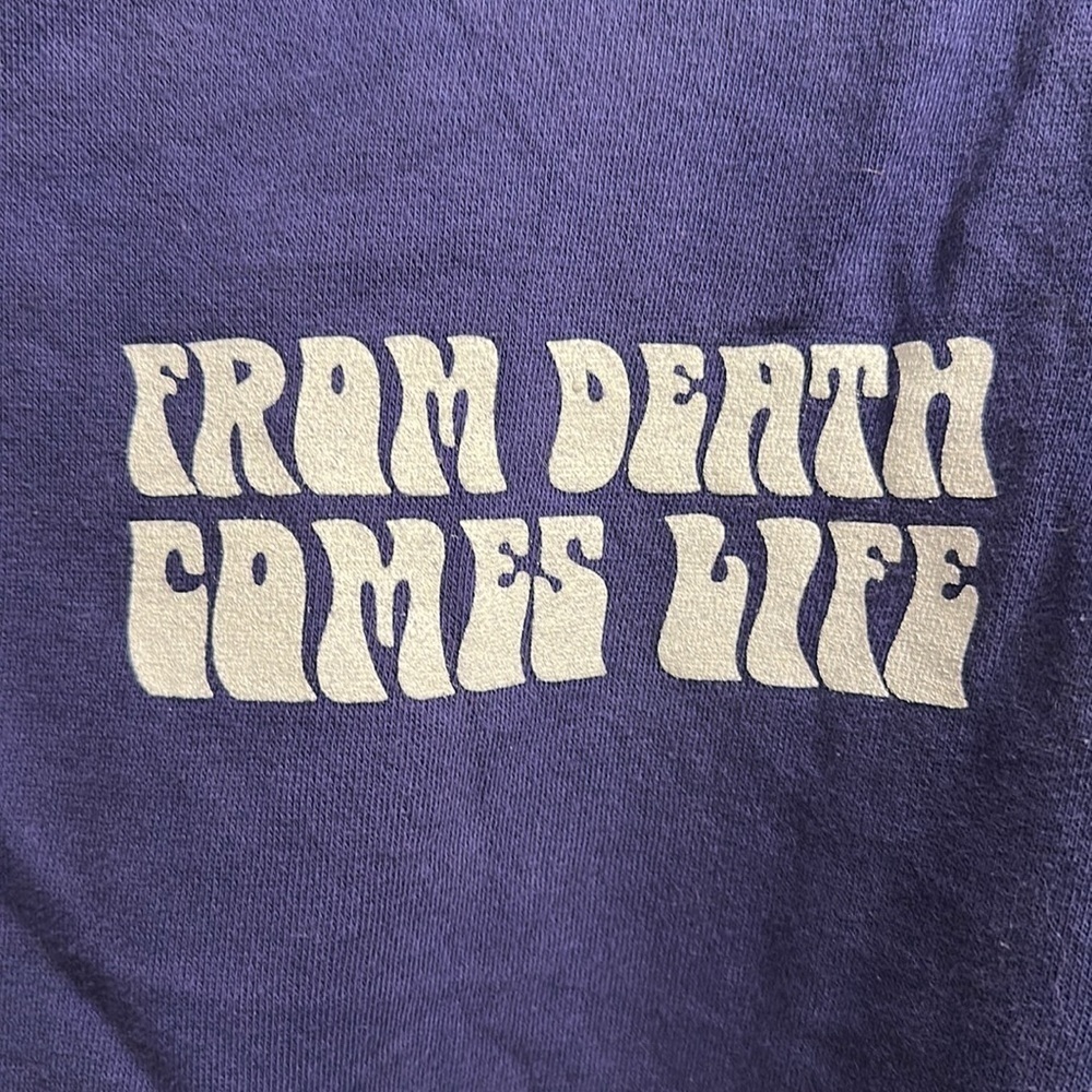 Purple Tie-Dye Hoodie Sweatshirt - Picture 2 of 5